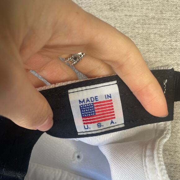 PALACE Knit White P Hat Made In USA Adjustable Streetwear Black - Picture 3 of 4